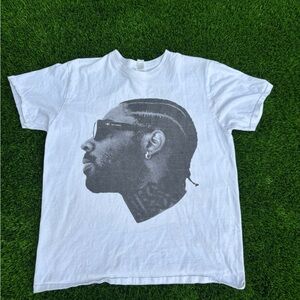 White Graphic Men's T-Shirt